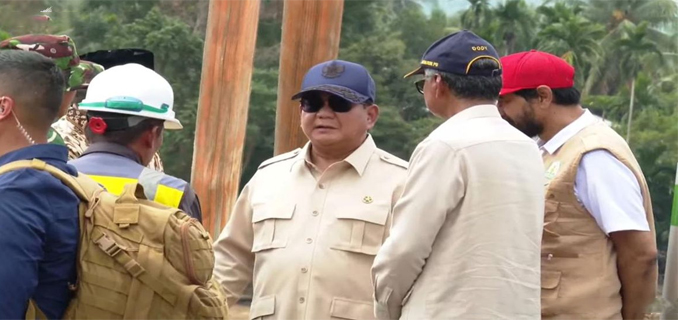 Arahan Prabowo Saat Kembali Datangi Lokasi Banjir Aceh